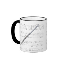 Caneca - flauta com partitura