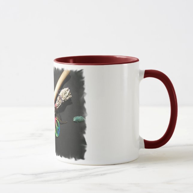 Caneca Flauta, paz e sábio (Direita)