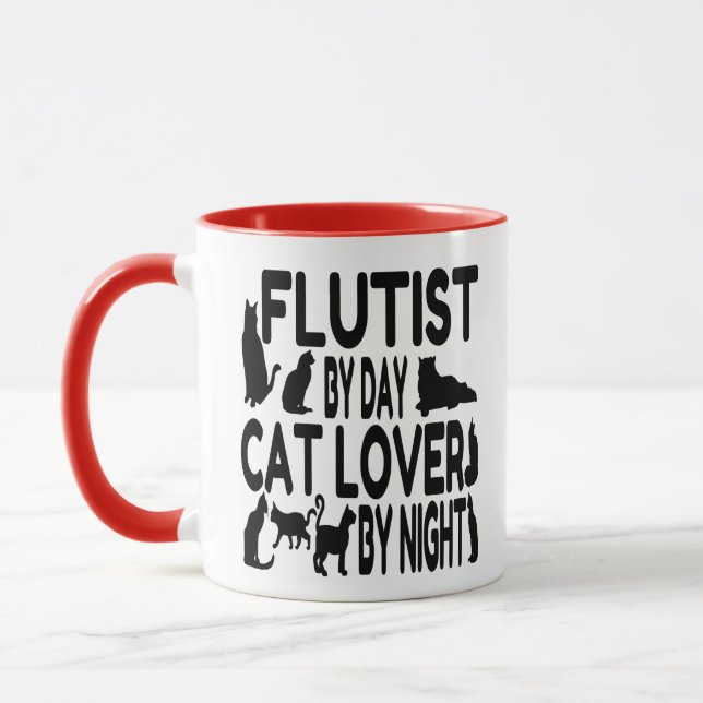 Caneca Flautista do Cat Lover (Esquerda)