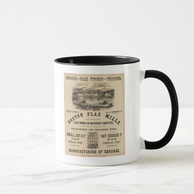 Caneca Flax Mills De Boston (Direita)