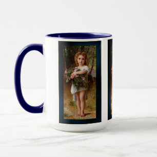 Caneca Fleurs De Printemps de William Bouguereau