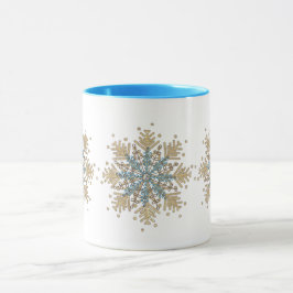 Caneca Floco de Neve da Temporada de Abraços