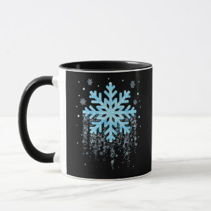 Caneca Floco de neve Figurino Inverno Festa de Natal Mens