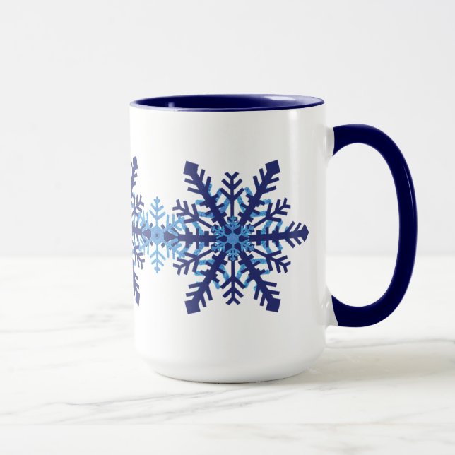 Caneca Flocos de neve (Direita)