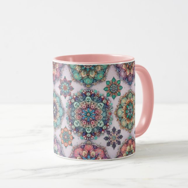 Caneca Flocos de Neve Não Comuns (Frente Esquerda)