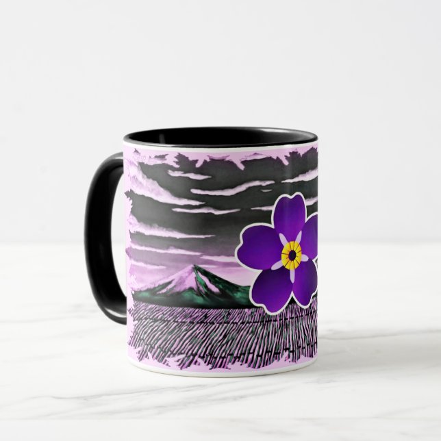 Caneca Flor armênio e Masis Ararat Mug (Frente Esquerda)
