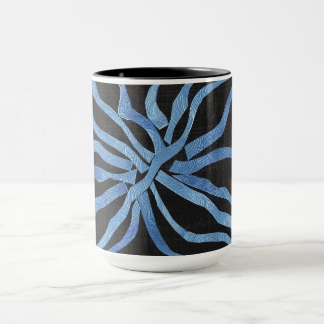 Caneca Flor Azul (Centro)