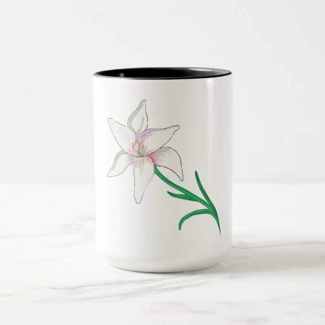 Caneca Flor branca (Centro)