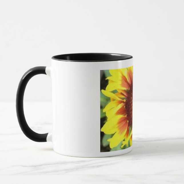 Caneca Flor brilhante (Esquerda)