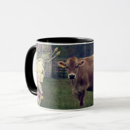 Caneca Flor Child Jersey Cow Mug