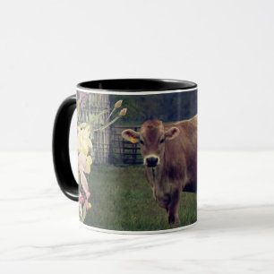 Caneca Flor Child Jersey Cow Mug