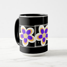Caneca Flor Colorida