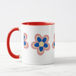 Caneca Flor Colorido