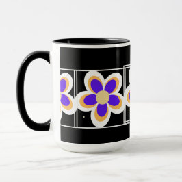 Caneca Flor Colorido