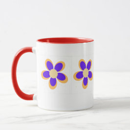 Caneca Flor Colorido