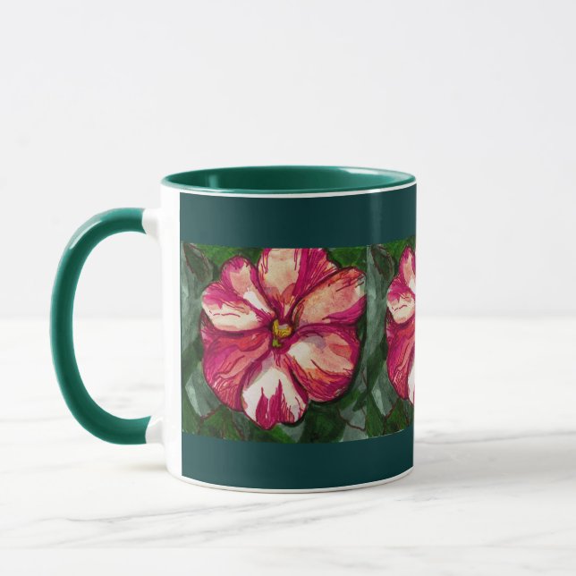 Caneca Flor cor-de-rosa (Esquerda)