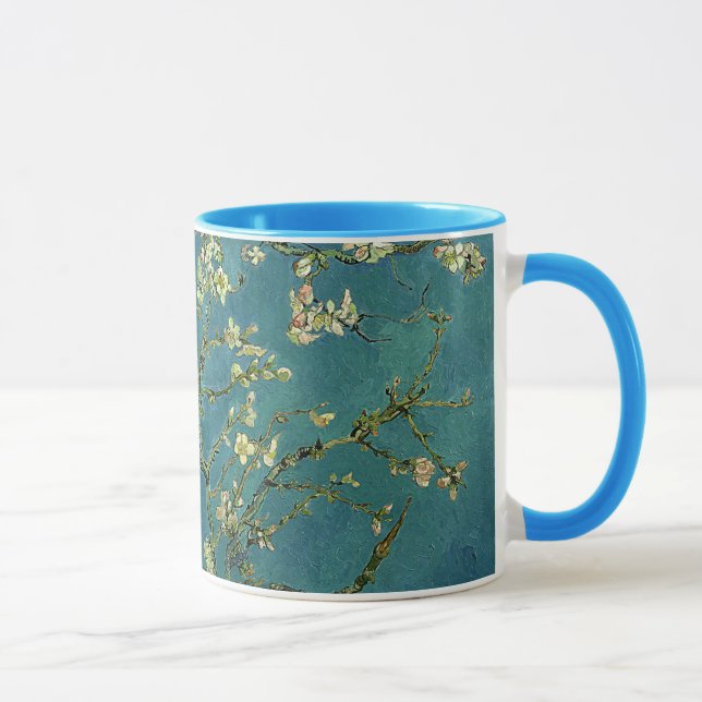 Caneca Flor da amêndoa de Vincent van Gogh (Direita)