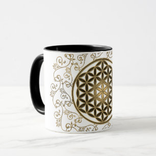 Caneca Flor da Vida - Mandala de Enfeites Vintage 2