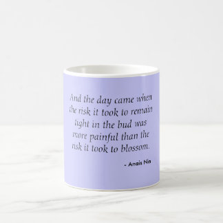 Caneca - flor de Anais Nin