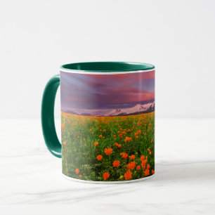Caneca Flor de globo de florescência