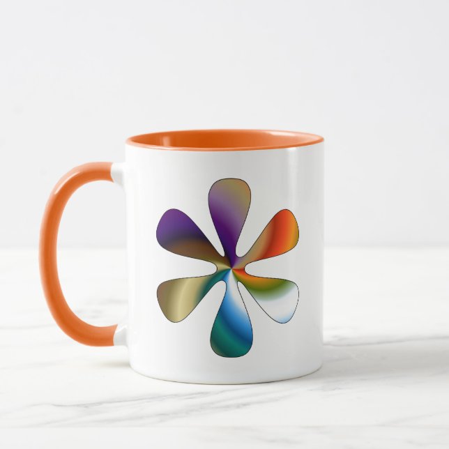 Caneca Flor de Gradiente (Esquerda)