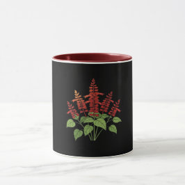 Caneca Flor de Jardim - Salvia Escarlate