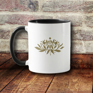 Caneca Flor de Lótus Flamejante Personalizável