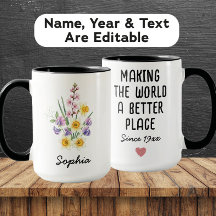 Flor de Nascimento Personalizada de Abril - Nome P
