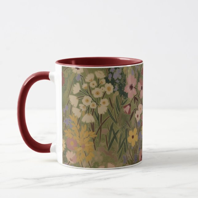 Caneca Flor de Primavera Eterna (Esquerda)