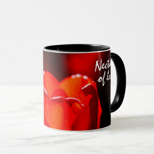 Caneca Flor de Tulipas Vermelhas - Fogo