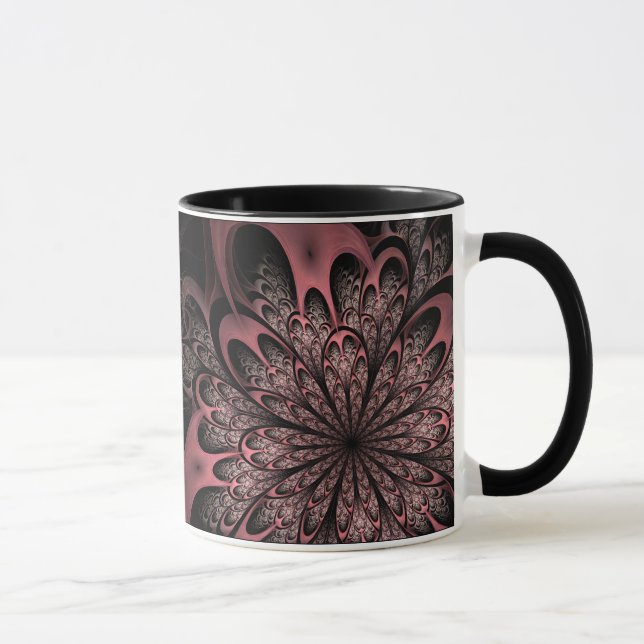 Caneca Flor do Fractal (Direita)