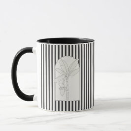 Caneca Flor Elegante Botânica