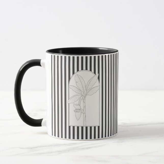 Caneca Flor Elegante Botânica (Esquerda)