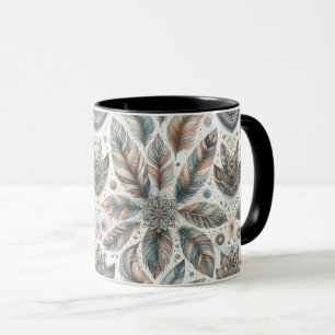 Caneca Flor Emplumada