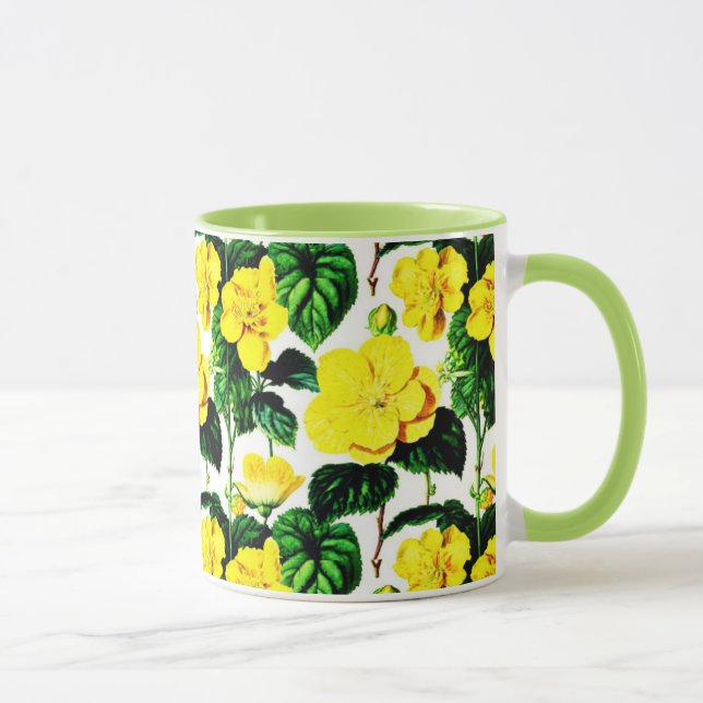 Caneca Flor estético (Direita)