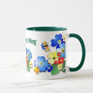 Caneca Flor Garden ~ Ringer Mug