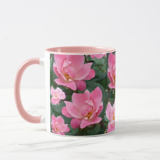 Caneca Flor rosa 1 Mug (Esquerda)