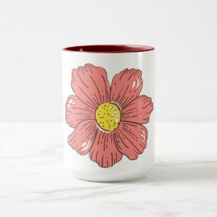 Caneca Flor vermelha