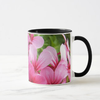 Caneca Flora cor-de-rosa