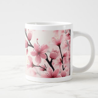 caneca florada de cereja