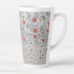 Caneca florais artístico 