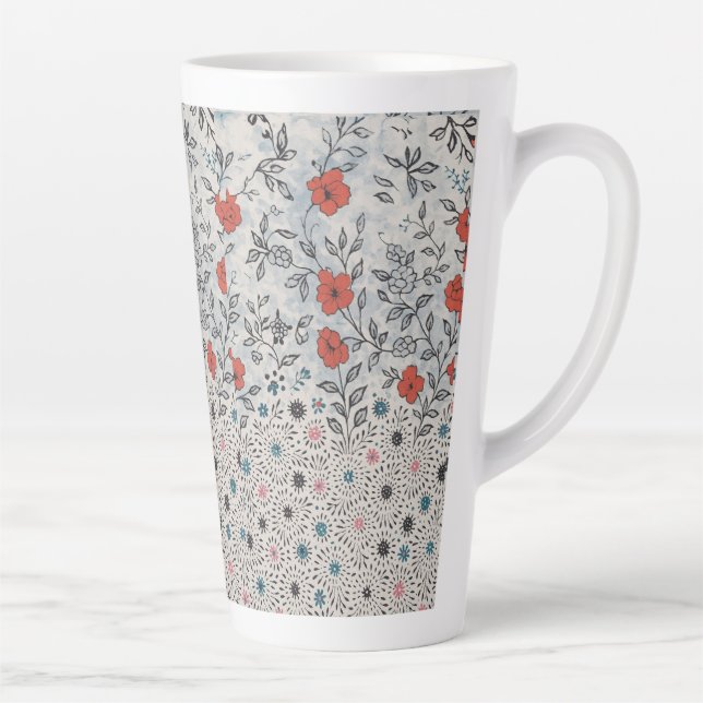 Caneca florais artístico  (Direita)