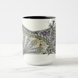 Caneca floral
