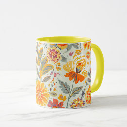 Caneca Floral