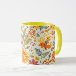 Caneca Floral