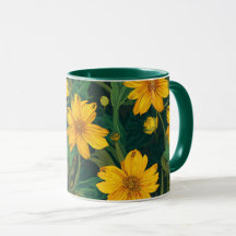 Caneca Floral