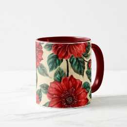 Caneca Floral
