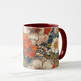 Caneca Floral