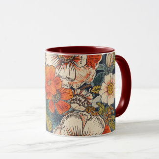 Caneca Floral