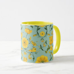 Caneca Floral